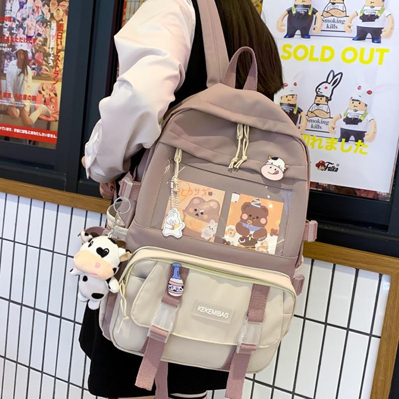 Canvas Kekemi Bear Capacious Backpack