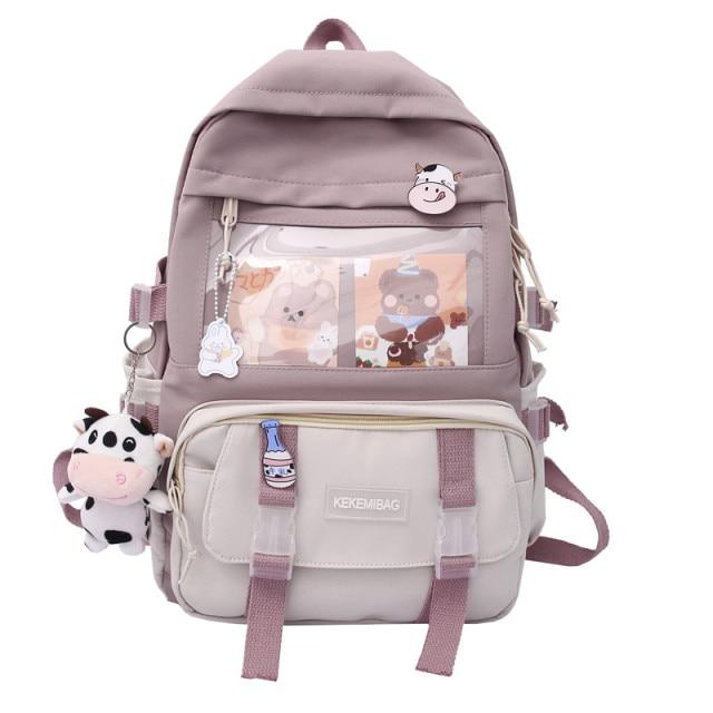 Canvas Kekemi Bear Capacious Backpack