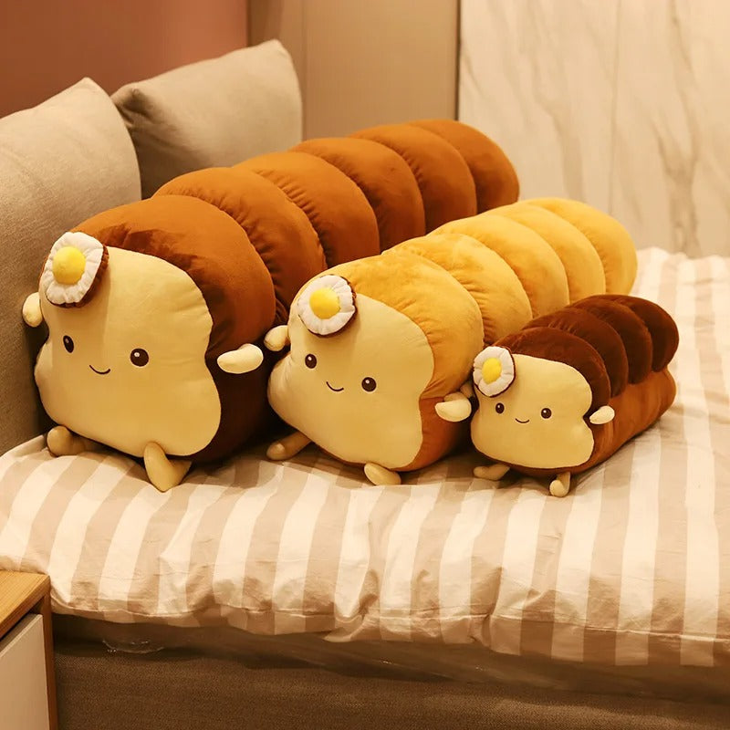 Kawaii Bread Toast Egg Plush – Limited Edition