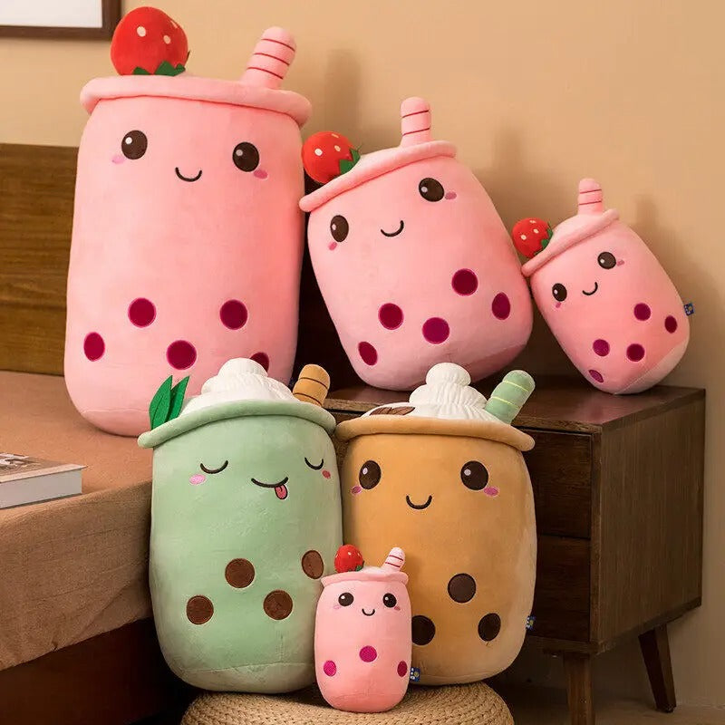 Kawaii Bubble Tea Fruit Series Plush XL (50cm)