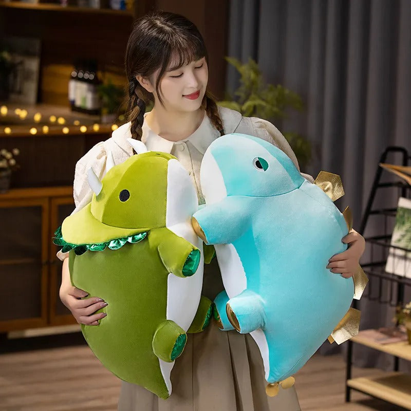 Chunky Kawaii Dinosaur Triceratops Stegosaurus Plushies