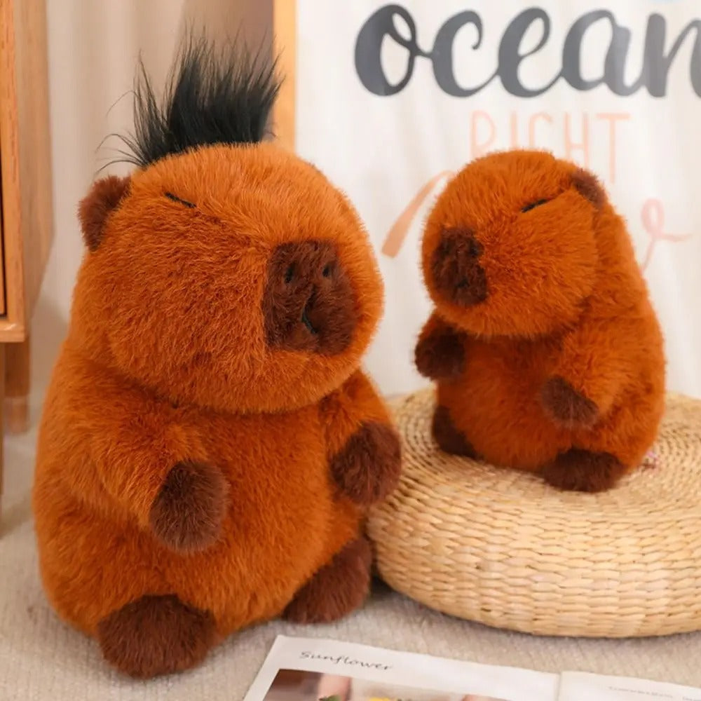 Fluffy Brown Capybara Plushie