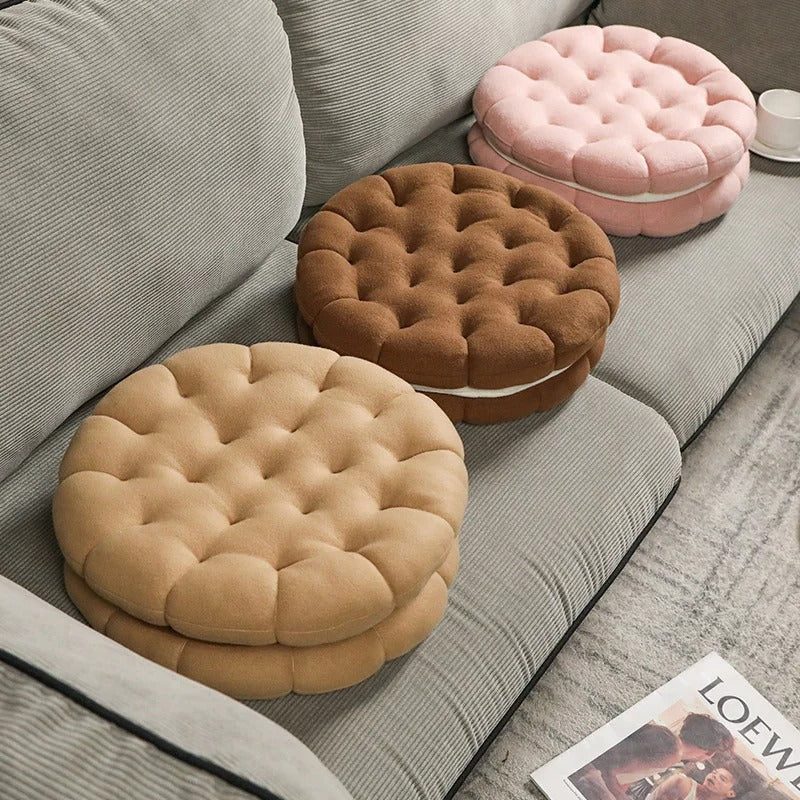 Kawaii Double Biscuit Seat Cushion – Limited Edition