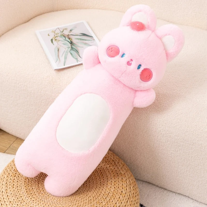 Buttons the Fluffy Pink Bunny Plushie