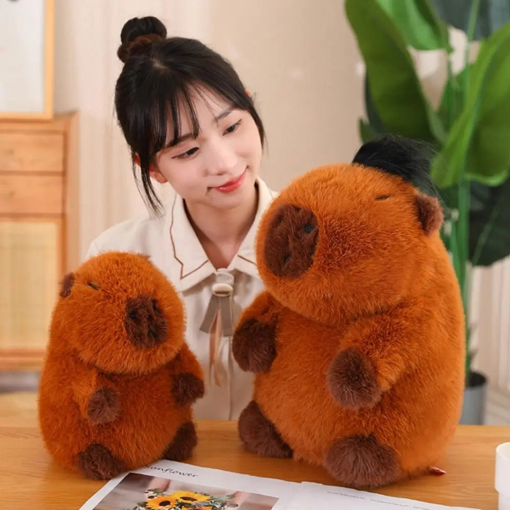 Fluffy Brown Capybara Plushie