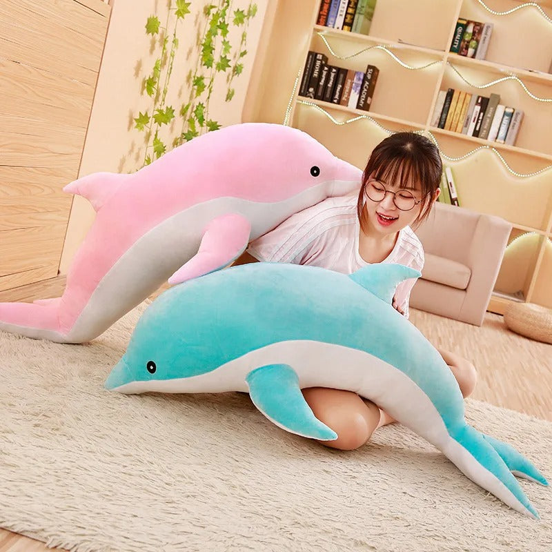 Kawaii Dolphin Plush Jumbo Edition (100cm)