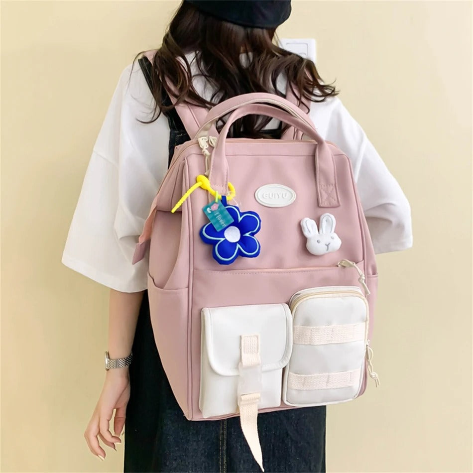 Kawaii Candy Style Zipper Harajuku Backpack