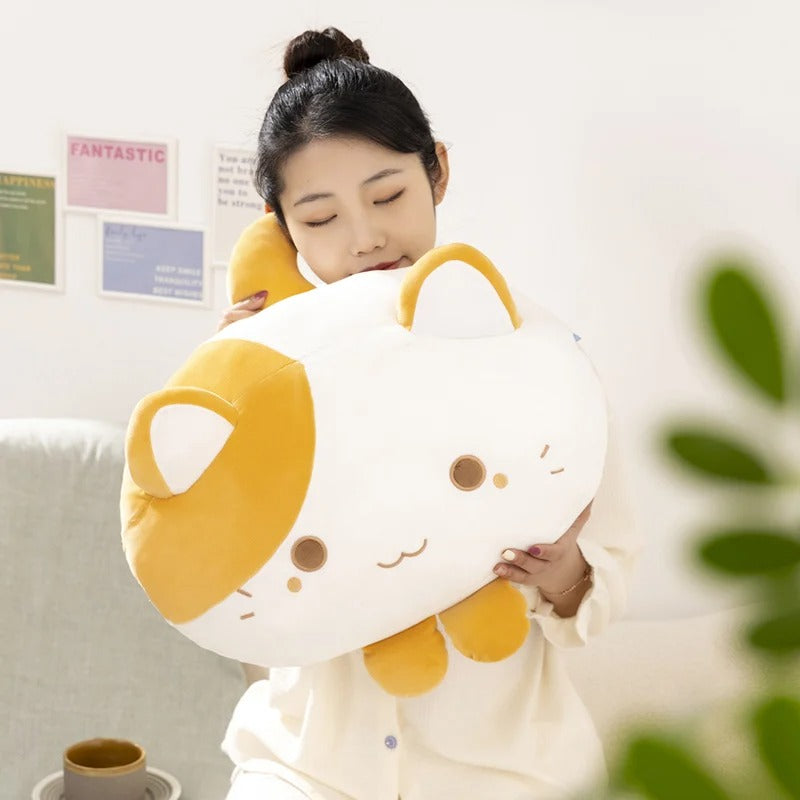 Kawaii Therapy Mochi Neko Cat Plush Pillow