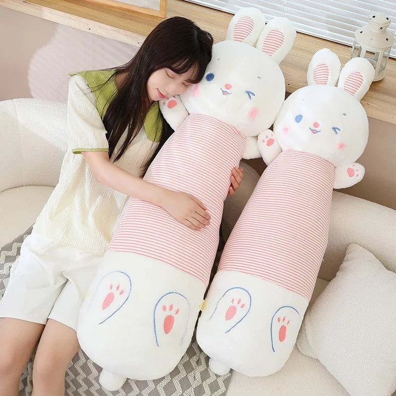 Kawaii Rabbit Long Plush Pillow XL – Limited Edition