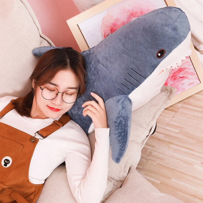 Kawaii Chubby Shark Plush Jumbo Edition (90cm)