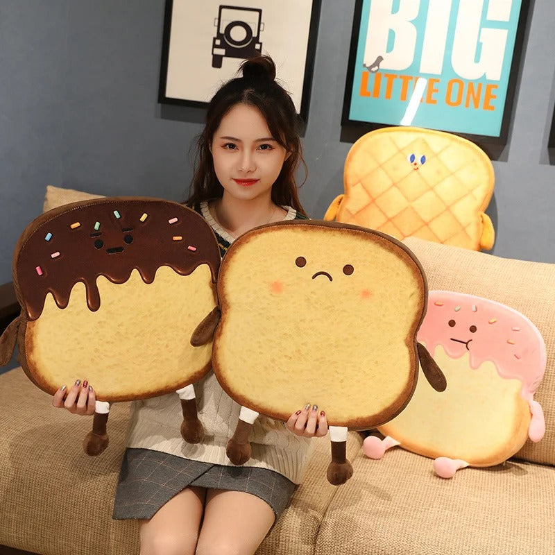 Kawaii Toasty Bread Collection Plush (40cm) – Limited Edition