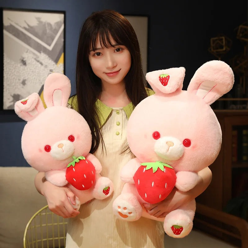 Pink Strawberry Bunny