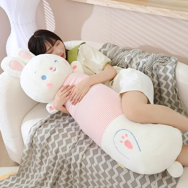 Kawaii Rabbit Long Plush Pillow XL – Limited Edition