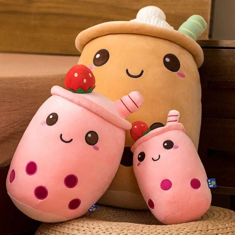 Kawaii Bubble Tea Fruit Series Plush XL (50cm)