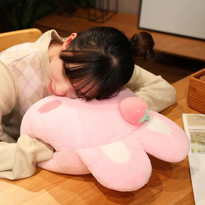 Kawaii Strawberry Bunny Pastel Plush XL – Limited Edition