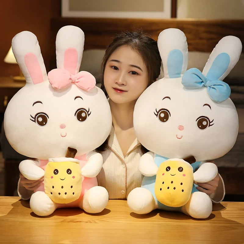 Boba Bunny Couple Plushies