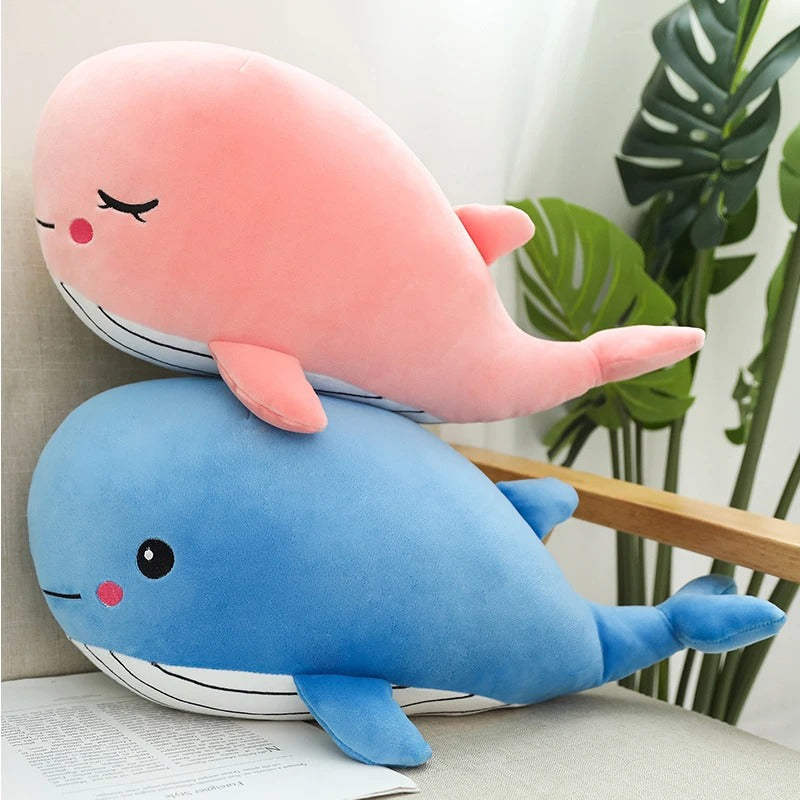 Cheerful Chonky Plumpy Pink Blue Whale