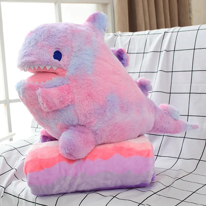 Kawaii Dinosaur Shark Plush (60cm) – Limited Edition