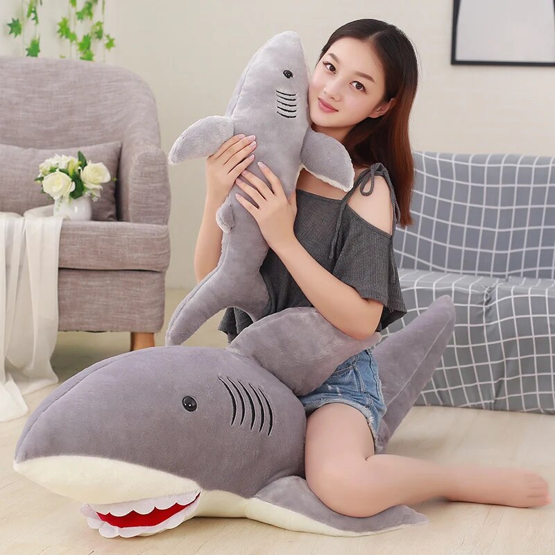 Kawaii Shark Plush Jumbo Edition (100cm)