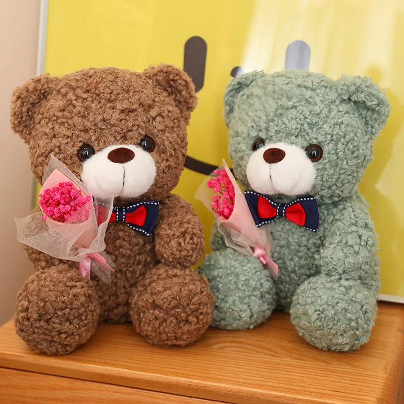 Cute Hug Bouquet Teddy Bear Plush