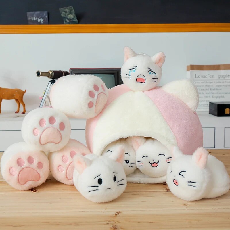 Cute Dessert Ice-cream Cat Cushion Soft plush Festival Gift