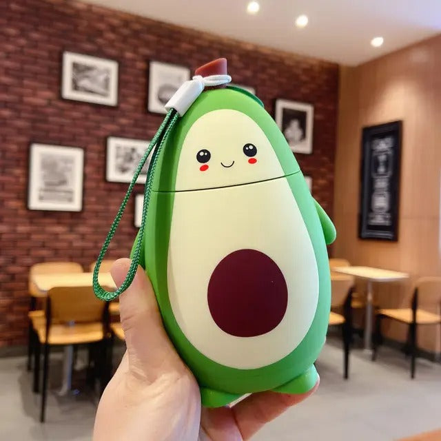 Kawaii Avocado Glass Bottle (280ml) – Limited Edition