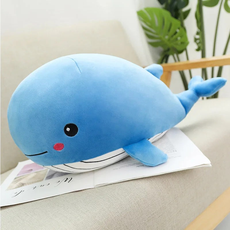 Cheerful Chonky Plumpy Pink Blue Whale