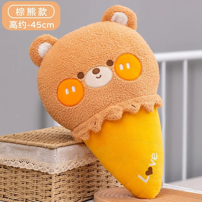 Kawaii Animal Series Lovely Cone Plush