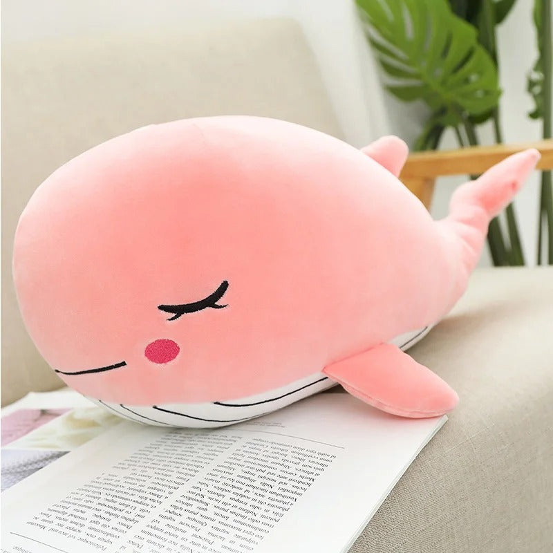 Cheerful Chonky Plumpy Pink Blue Whale