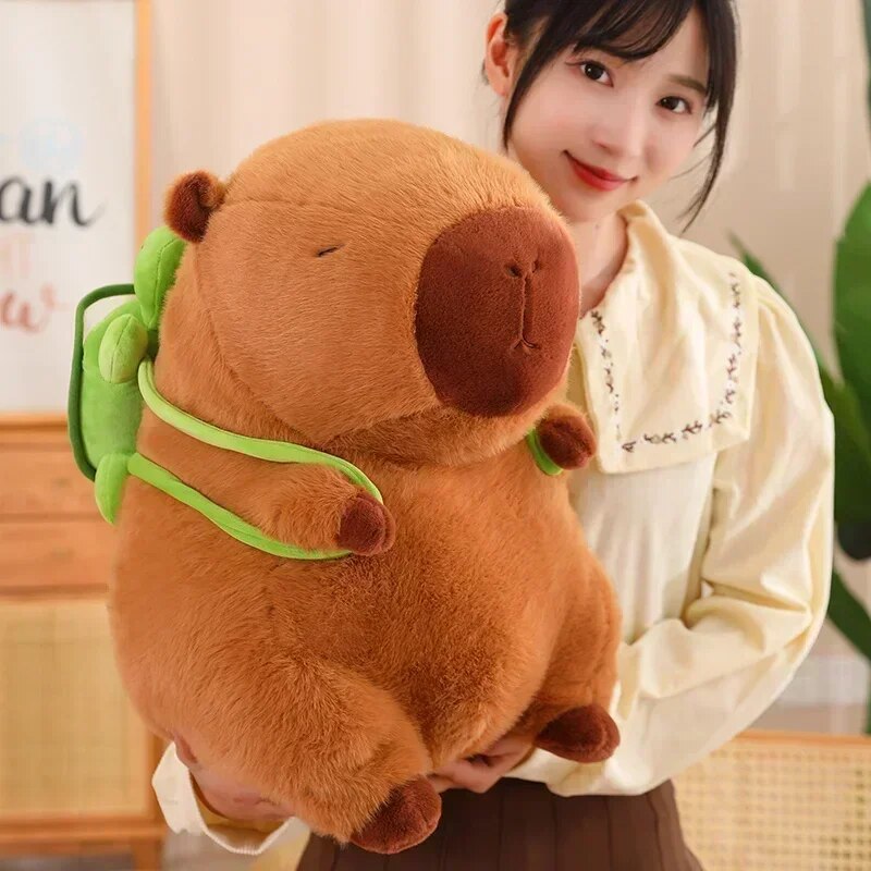 The Adorable Capybara Turtle BackPack Plushies